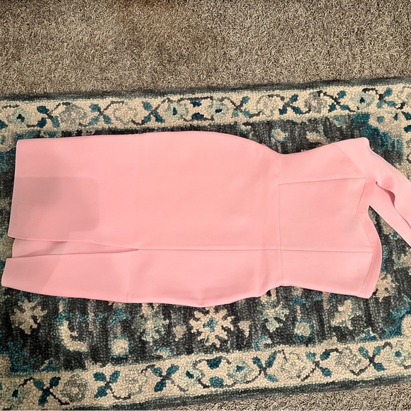 Pink Off-Shoulder Dress - Picture 2 of 3